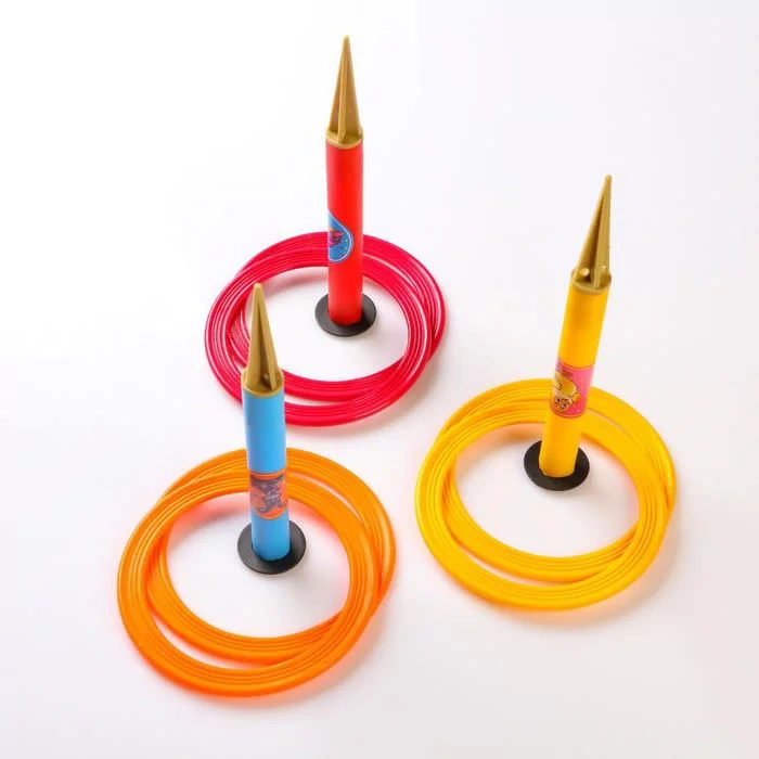 Кольцеброс уличный (3 стойки, 6 колец)