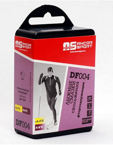 Лыжные смазки скольжения Маяк, (+5/ -2)°C и (-5/ -8)°C, 80г