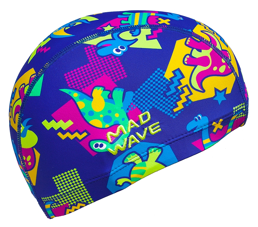 Шапка для плавания Mad Wave Dinos