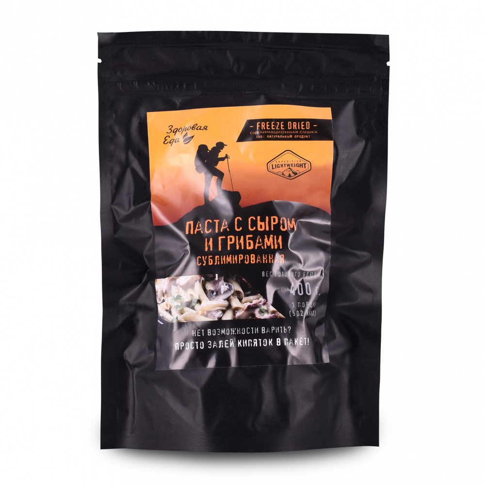 Паста с сыром и грибами, сублимированнная, т/пакет, 110г