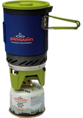 Комплект Pinguin Aura (горелка с кастрюлей), 1л, 1280Вт