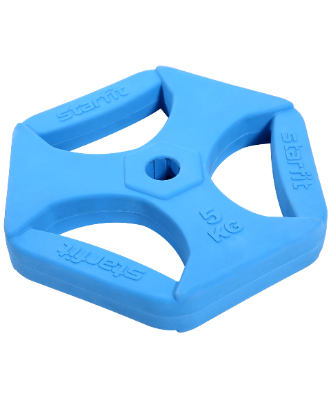 Диск StarFit d26, обрезиненный, с хватами