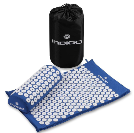 Коврик массажный с подушкой Indigo