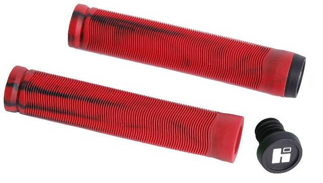 Грипсы HIPE H4 Duo, 155мм black/red