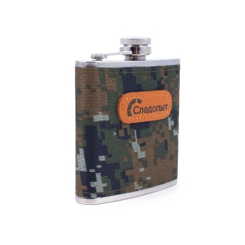 Фляга Следопыт CAMO EDITION, в оплетке из oxford