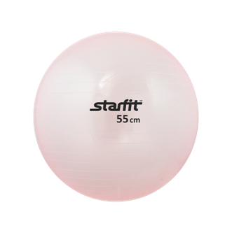 Мяч гимнастический StarFit прозрачный