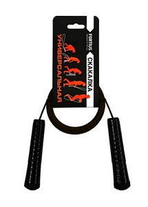 Скакалка "Fortius" универсальная, метал.шнур, 3м