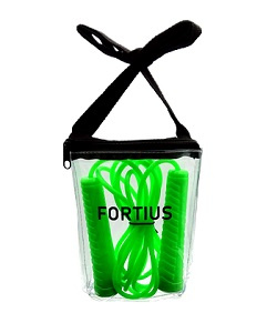 Скакалка "Fortius" Neon, 3м, в сумке