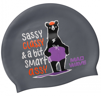 Шапка для плавания Mad Wave SMART ASSY Jr silicone