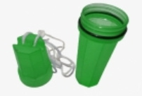 Футляр водонепроницаемый, пластиковый, 11*2,5*4см