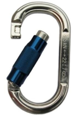 Карабин Vertical Овал автомат, дюраль с муфтой кейлок