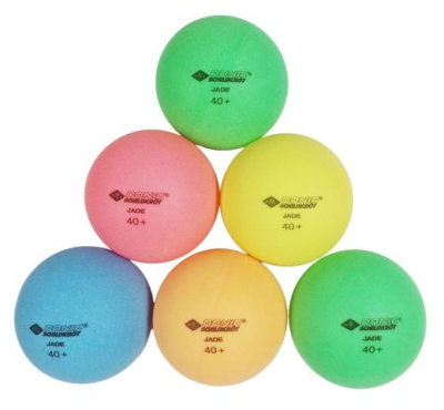 Мяч н/т DONIC/Schildkrot Poly 40+ Color Popps (6шт.)