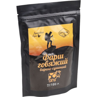 Фарш говяжий варено-сушеный, т/пакет