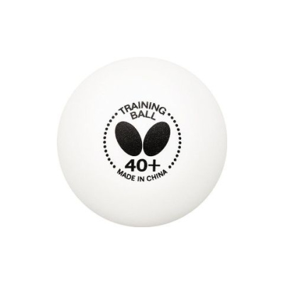 Мяч н/т BUTTERFLY Training 40+ бел. 1 шт