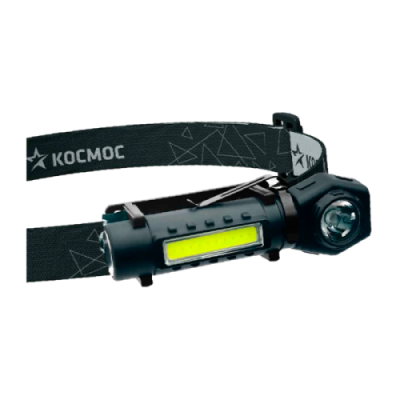 Фонарь Космос 508Lit, 180Lm+180Lm, магнит (зарядка USB)