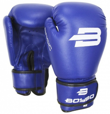 Перчатки боксерские BoyBo Basic, синий
