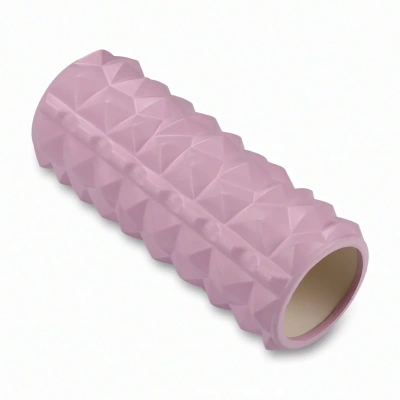 Ролик для йоги массажный Indigo PVC 14*33см