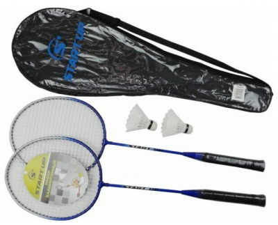 Набор для бадминтона Start Up (2 ракетки, 2 волана, чехол)