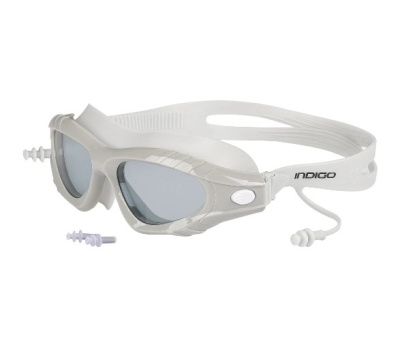 Очки-полумаска Indigo TRIATHLON, с берушами