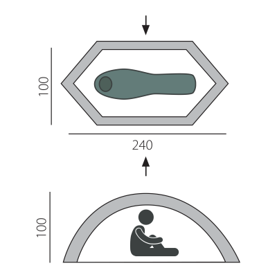 Палатка BTrace Bike base
