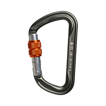 Карабин Vertical «GRAY» трапеция с муфтой, keylock 