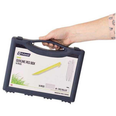 Набор колышков Outwell Peg Box, пласт., (14шт.), yellow