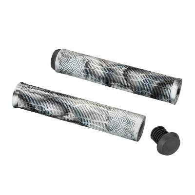 Грипсы Fox L-160, бело-черные