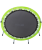Батут BaseFit TR-102 зеленый