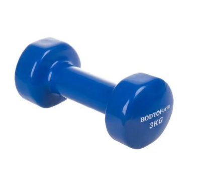 Гантель BodyForm, виниловая