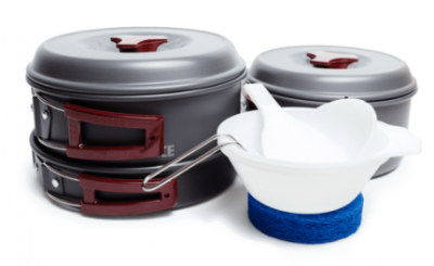 Набор посуды BTrace (2-3 персоны), анод.алюм.