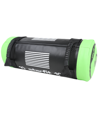 Мешок-утяжелитель StarFit, 10 кг, черно-зеленый