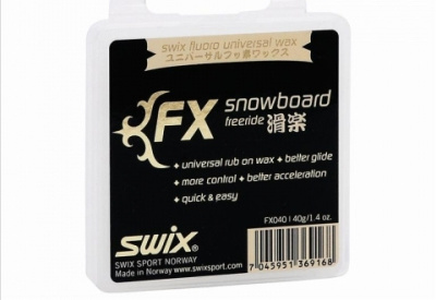 Мазь Swix Snowboard Fluoro Universal, 40г