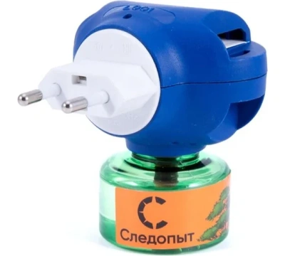 Репеллент от комаров Следопыт, фумигатор+флакон с жидкостью, без запаха