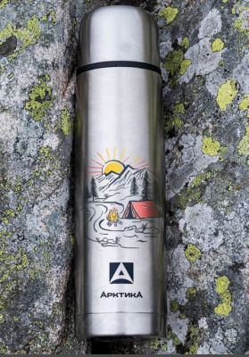 Термос Арктика 101 "Отдых в лесу", 1л