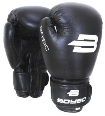 Перчатки боксерские BoyBo Basic, черный