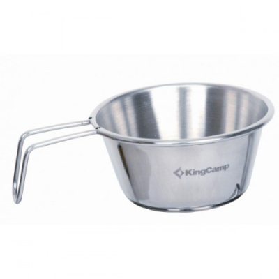 Ковш King Camp Camping Bowel, нерж., (9,6x4.1x14см)
