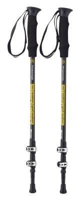 Палки для сканд.ходьбы Berger Phantom Carbon, 3-секц, 67-135см