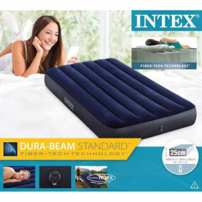 Кровать Intex Classic Downy Fiber, 76*191*25см