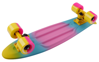 Круизер Tech Team MULTICOLOR 22 pink/yellow