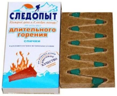 Спички для туриста, длительного горения (5шт.)