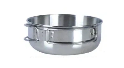 Миска SnowLine Steel, скл.ручки