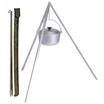 Тренога костровая Terra 1м, в чехле, нерж.сталь