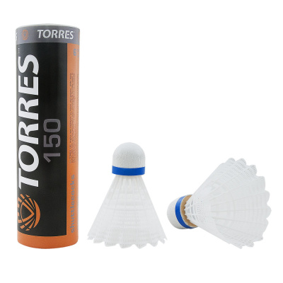 Набор воланов TORRES 150 (нейлон), 6шт.