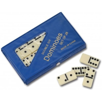 Домино кость большое в чехле 2,5*5 см