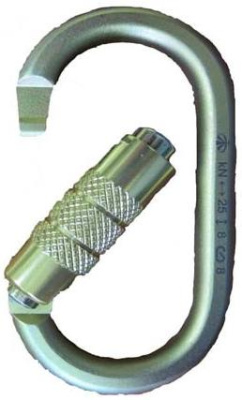 Карабин Vertical Сталь Овал Люкс автомат с дв.блокировкой