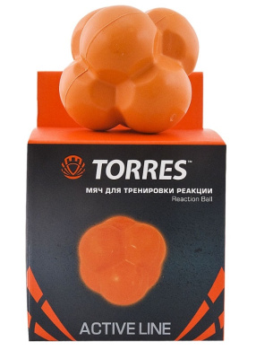 Мяч для трен. реакции Torres Reaction ball, 8см, резина