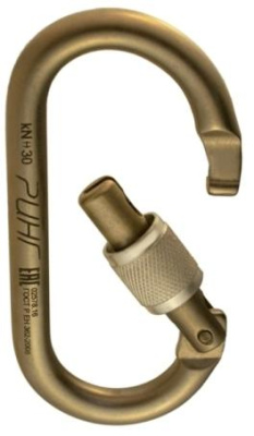 Карабин Ринг стальной, овальный, кейлок 30кН