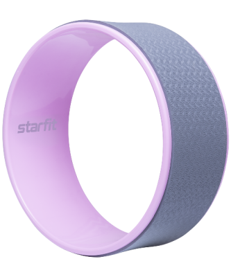 Колесо для йоги STARFIT, 32см, серо-розовый
