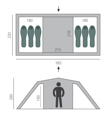 Палатка BTrace Ruswell 6