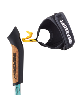 Палки для сканд.ходьбы Berger Serenity Alu, 2-секц, 77-135см